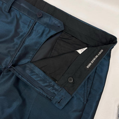ISSEY MIYAKE MEN イッセイミヤケメン 15SS ME51FF027 ネイビー 光沢パンツ ボトムス