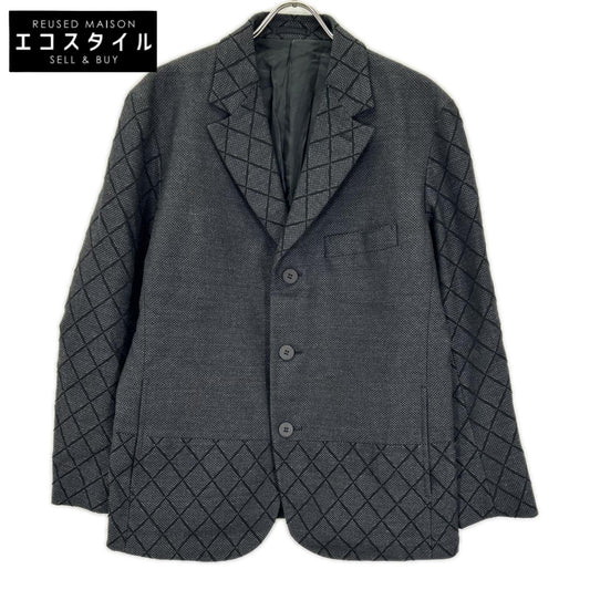 ISSEY MIYAKE MEN イッセイミヤケメン 13AW ME33FD210 グレー 袖切り替え テーラードジャケット ジャケット