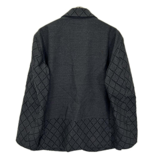 ISSEY MIYAKE MEN イッセイミヤケメン 13AW ME33FD210 グレー 袖切り替え テーラードジャケット ジャケット