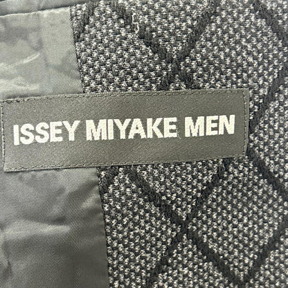 ISSEY MIYAKE MEN イッセイミヤケメン 13AW ME33FD210 グレー 袖切り替え テーラードジャケット ジャケット