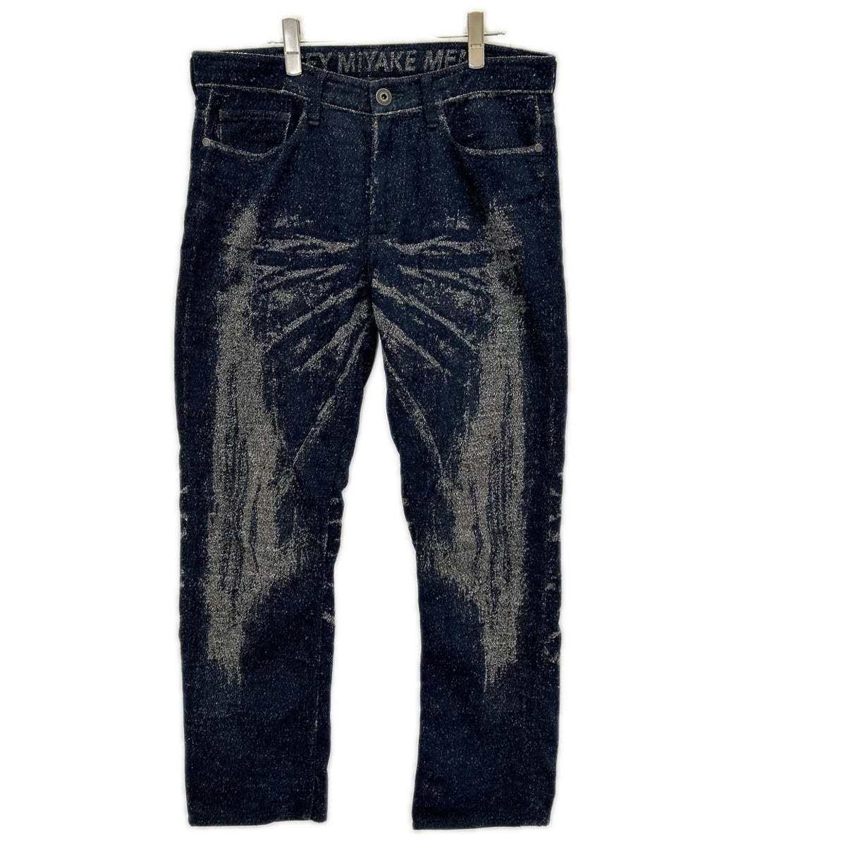 ISSEY MIYAKE MEN イッセイミヤケメン 16AW ME63FF197 ジャガードデザイン デニムイージーパンツ ボトムス