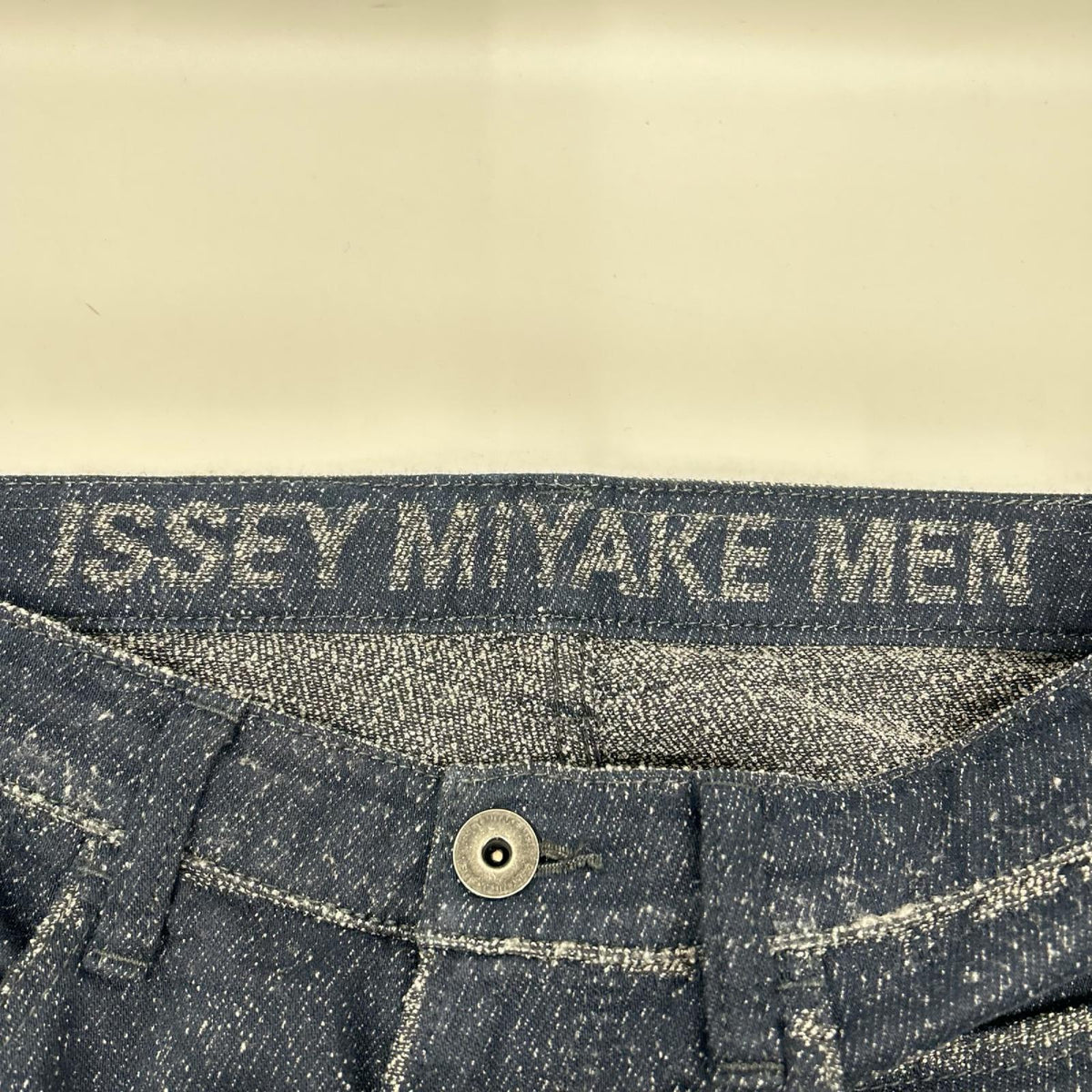 ISSEY MIYAKE MEN イッセイミヤケメン 16AW ME63FF197 ジャガードデザイン デニムイージーパンツ ボトムス