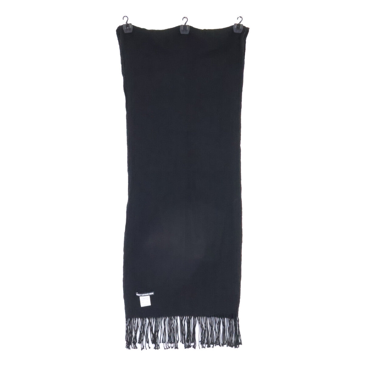 ISSEY MIYAKE MEN イッセイミヤケメン 12AW ME23AD001 シルク プリーツ フリンジ ストール