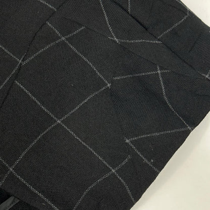 ISSEY MIYAKE MEN イッセイミヤケメン 12AW ME23FD115 ブラック チェック 変形テーラードジャケット ジャケット