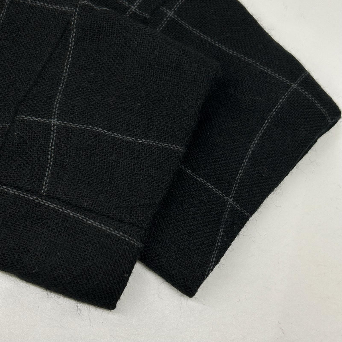 ISSEY MIYAKE MEN イッセイミヤケメン 12AW ME23FD115 ブラック チェック 変形テーラードジャケット ジャケット