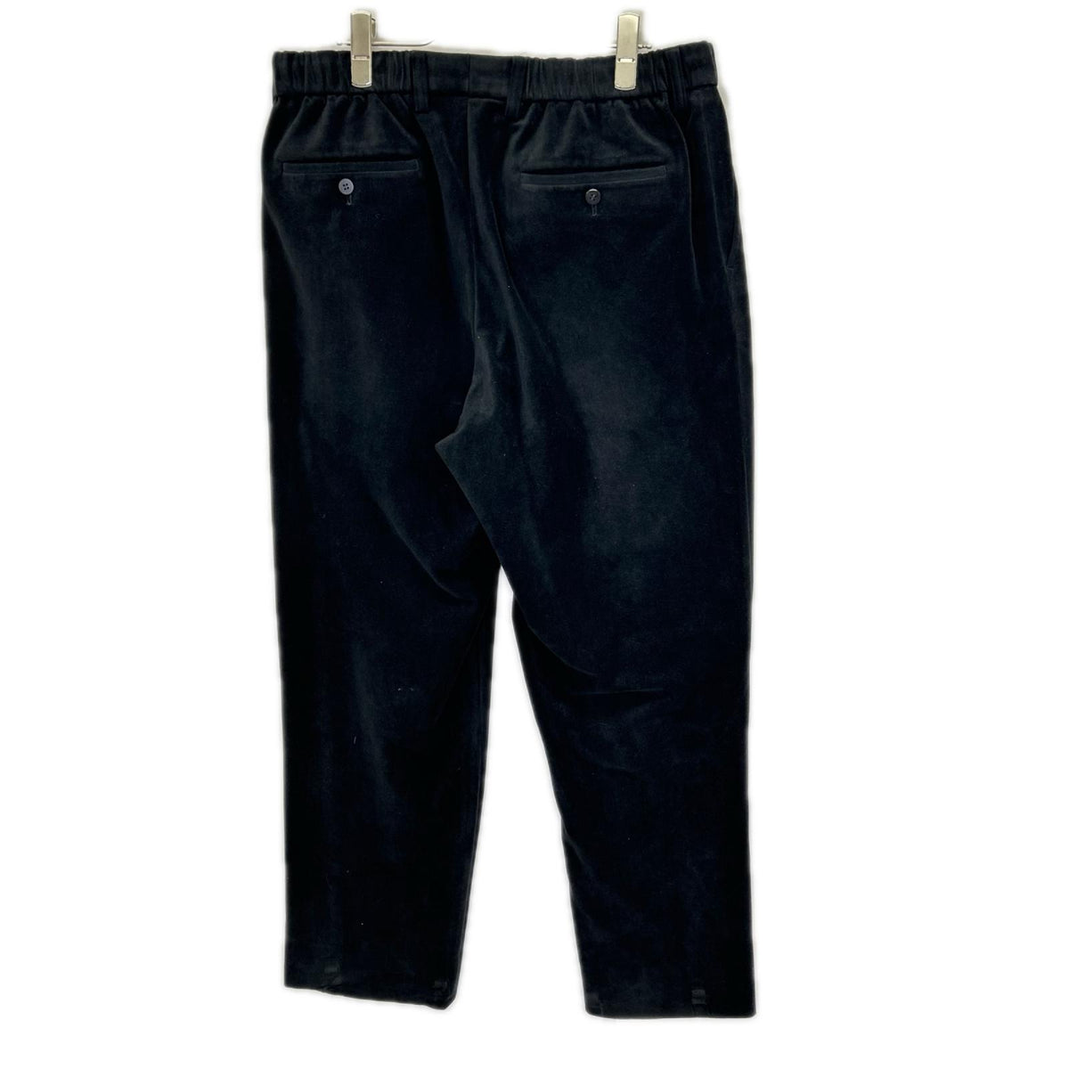 ISSEY MIYAKE MEN イッセイミヤケメン 18AW ME83FF283 ブラック スエード スラックスパンツ ボトムス