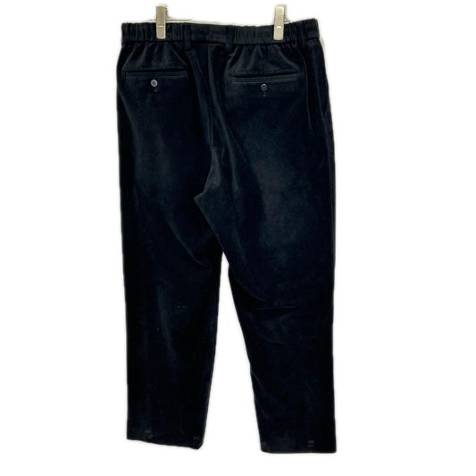 ISSEY MIYAKE MEN イッセイミヤケメン 18AW ME83FF283 ブラック スエード スラックスパンツ ボトムス