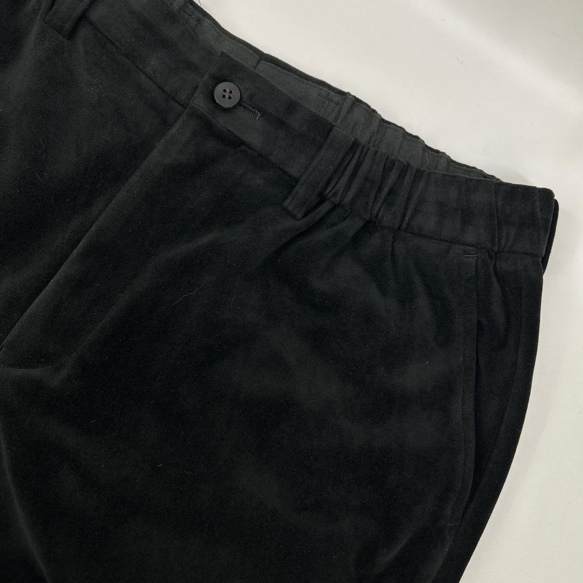 ISSEY MIYAKE MEN イッセイミヤケメン 18AW ME83FF283 ブラック スエード スラックスパンツ ボトムス