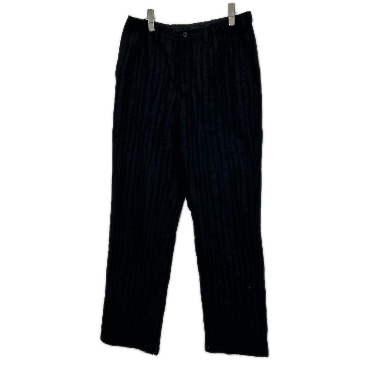 ISSEY MIYAKE MEN イッセイミヤケメン 15AW ME53FF135 ウール ストライプ イージーパンツ ボトムス