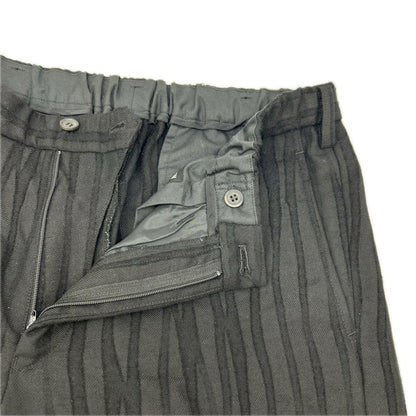 ISSEY MIYAKE MEN イッセイミヤケメン 15AW ME53FF135 ウール ストライプ イージーパンツ ボトムス