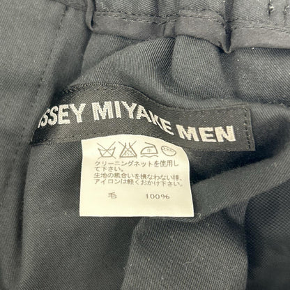 ISSEY MIYAKE MEN イッセイミヤケメン 15AW ME53FF135 ウール ストライプ イージーパンツ ボトムス