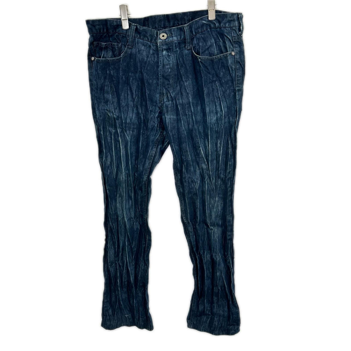 ISSEY MIYAKE MEN イッセイミヤケメン 14SS ME41FF145 ねじり加工 インディゴ染め ボタンフライ デニムパンツ ボトムス
