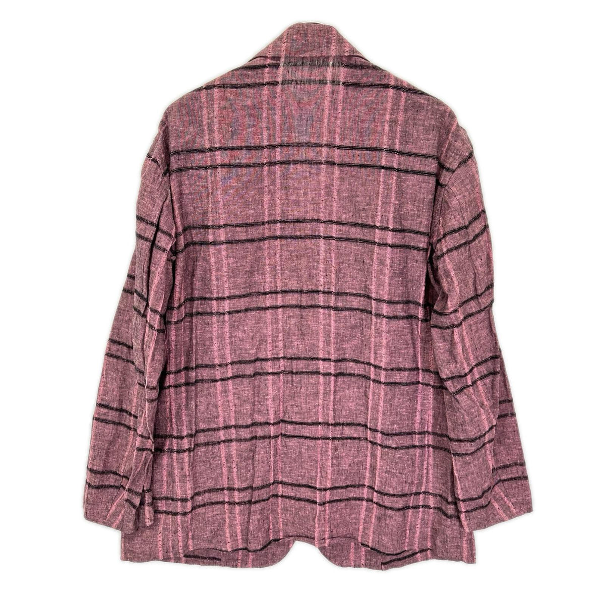 ISSEY MIYAKE MEN イッセイミヤケメン 20SS ME01FD123 リネンコットン チェックパターン テーラードジャケット ジャケット