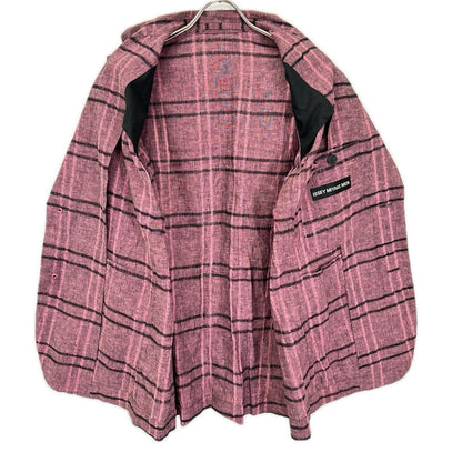ISSEY MIYAKE MEN イッセイミヤケメン 20SS ME01FD123 リネンコットン チェックパターン テーラードジャケット ジャケット