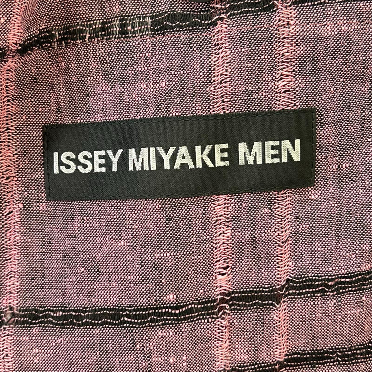 ISSEY MIYAKE MEN イッセイミヤケメン 20SS ME01FD123 リネンコットン チェックパターン テーラードジャケット ジャケット