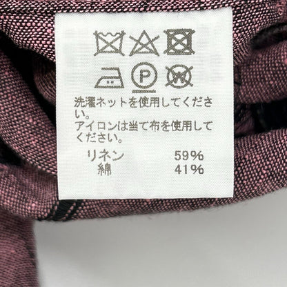 ISSEY MIYAKE MEN イッセイミヤケメン 20SS ME01FD123 リネンコットン チェックパターン テーラードジャケット ジャケット