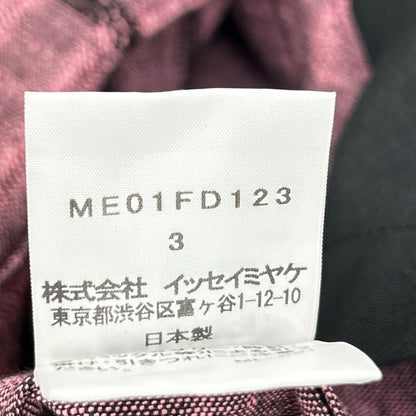 ISSEY MIYAKE MEN イッセイミヤケメン 20SS ME01FD123 リネンコットン チェックパターン テーラードジャケット ジャケット