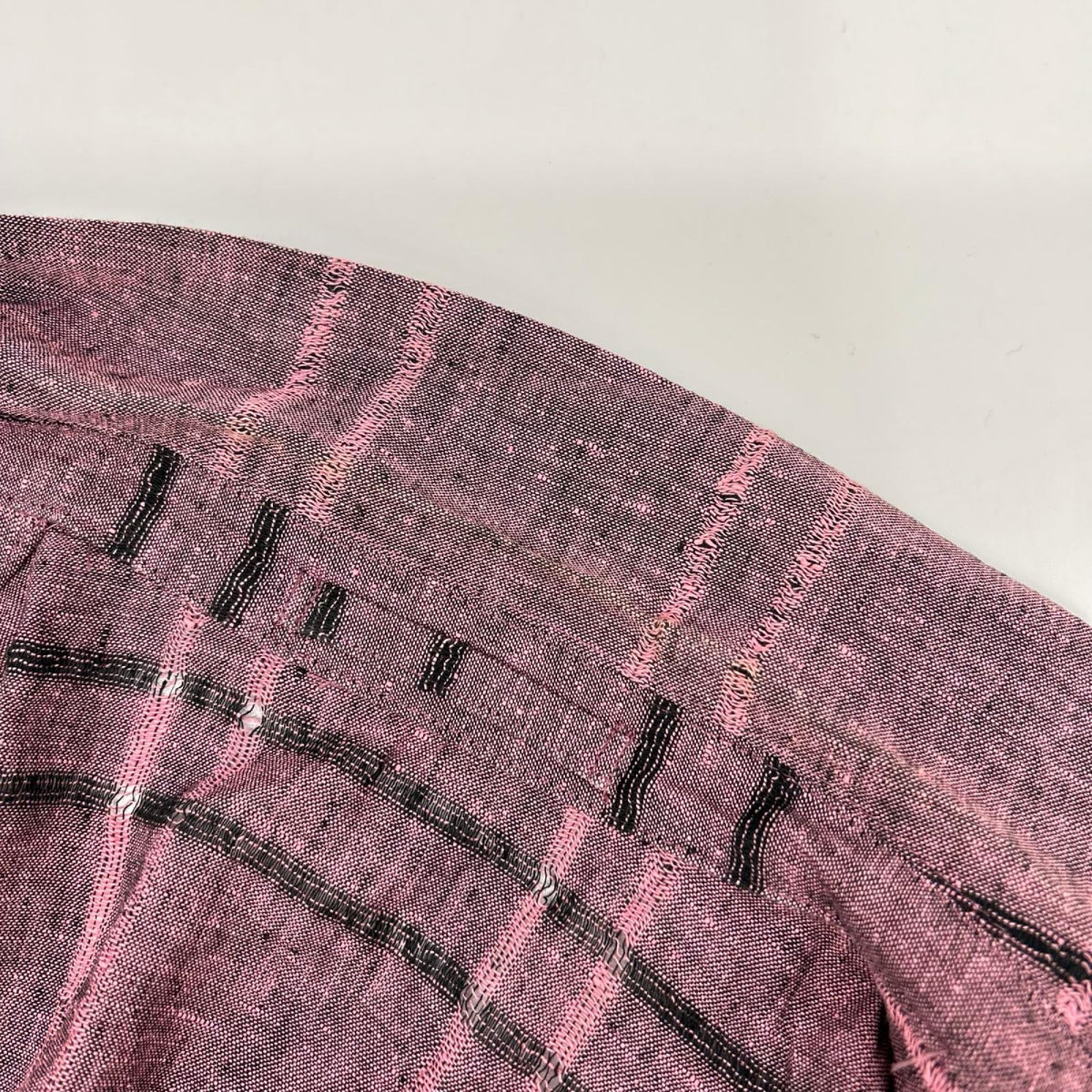 ISSEY MIYAKE MEN イッセイミヤケメン 20SS ME01FD123 リネンコットン チェックパターン テーラードジャケット ジャケット