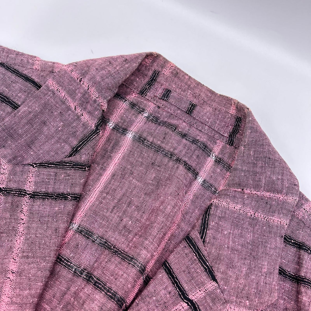ISSEY MIYAKE MEN イッセイミヤケメン 20SS ME01FD123 リネンコットン チェックパターン テーラードジャケット ジャケット