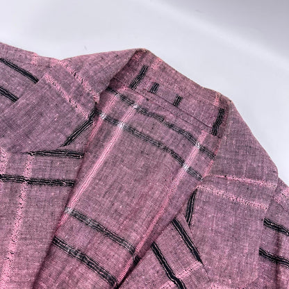 ISSEY MIYAKE MEN イッセイミヤケメン 20SS ME01FD123 リネンコットン チェックパターン テーラードジャケット ジャケット