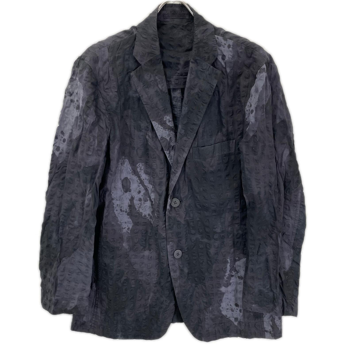 ISSEY MIYAKE MEN イッセイミヤケメン 17SS ME71FD096 ポップコーン生地 ペイント加工 ジャケット ジャケット