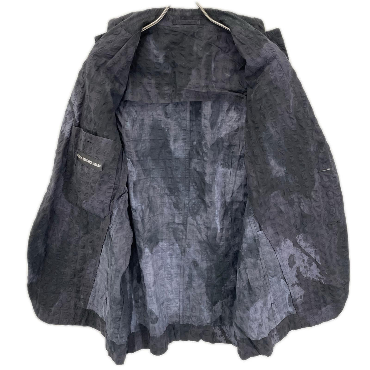ISSEY MIYAKE MEN イッセイミヤケメン 17SS ME71FD096 ポップコーン生地 ペイント加工 ジャケット ジャケット
