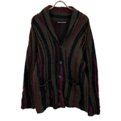 ISSEY MIYAKE MEN イッセイミヤケメン 14AW ME43KO177 マルチカラー モヘヤ カーディガン トップス