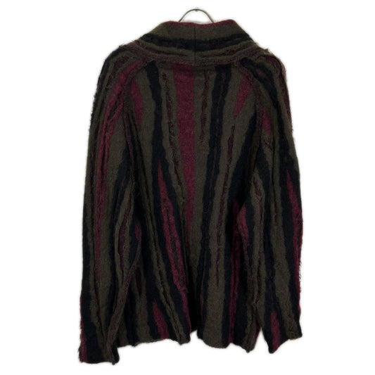 ISSEY MIYAKE MEN イッセイミヤケメン 14AW ME43KO177 マルチカラー モヘヤ カーディガン トップス