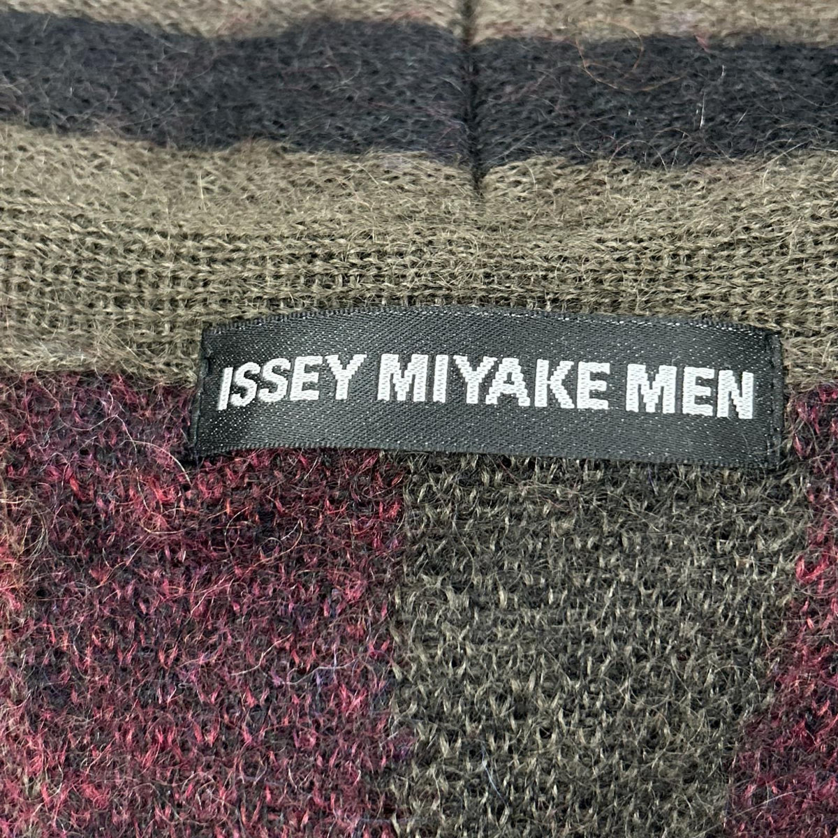 ISSEY MIYAKE MEN イッセイミヤケメン 14AW ME43KO177 マルチカラー モヘヤ カーディガン トップス