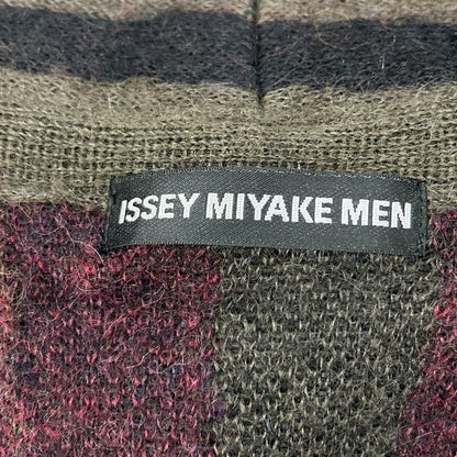 ISSEY MIYAKE MEN イッセイミヤケメン 14AW ME43KO177 マルチカラー モヘヤ カーディガン トップス