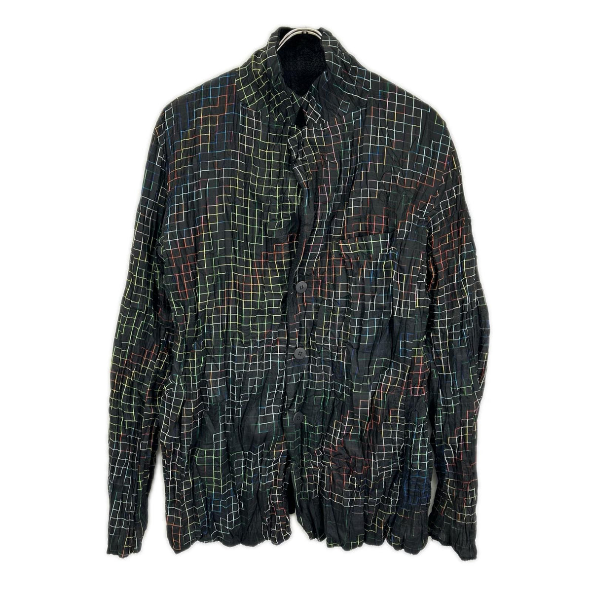 ISSEY MIYAKE MEN イッセイミヤケメン 14AW ME43FD016 シワ加工 リバーシブル ジャケット ジャケット