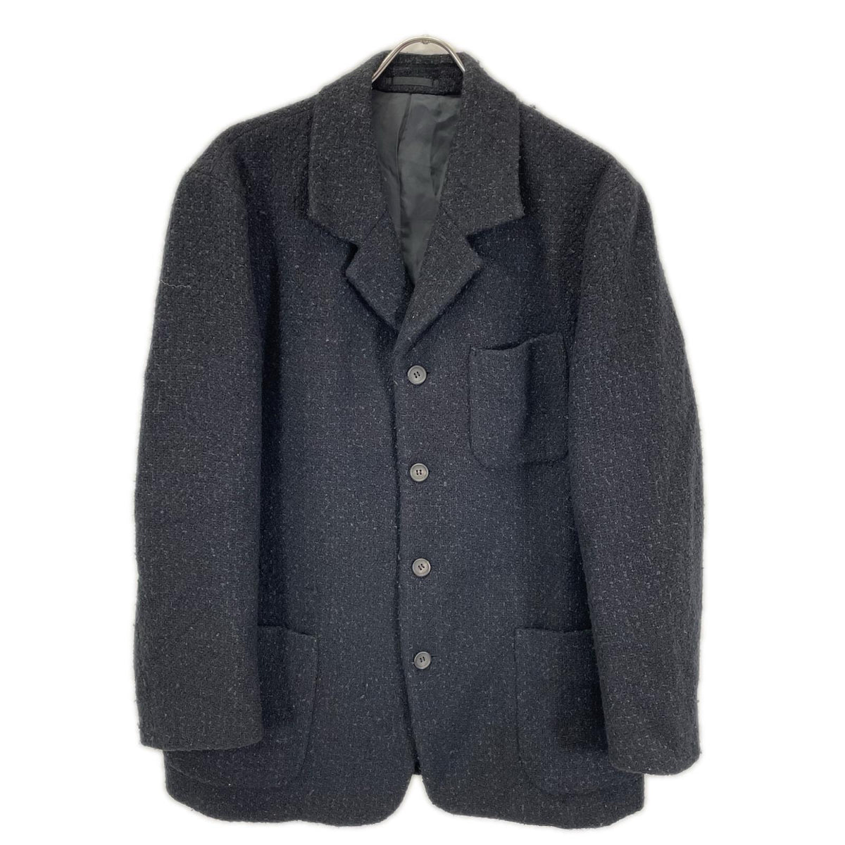 ISSEY MIYAKE MEN イッセイミヤケメン 11AW ME13FD104 ブラック ウール 縮絨 テーラードジャケット ジャケット