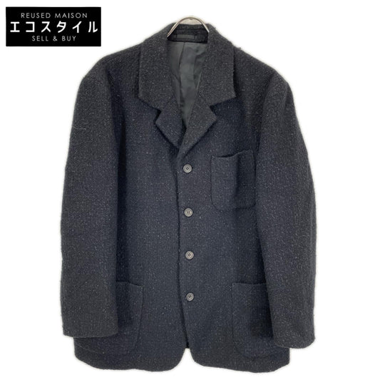 ISSEY MIYAKE MEN イッセイミヤケメン 11AW ME13FD104 ブラック ウール 縮絨 テーラードジャケット ジャケット