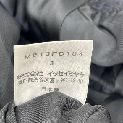 ISSEY MIYAKE MEN イッセイミヤケメン 11AW ME13FD104 ブラック ウール 縮絨 テーラードジャケット ジャケット