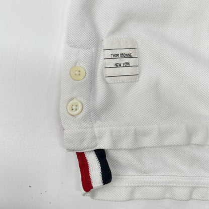 THOM BROWNE トムブラウン FJS013A-00050100 サイドボタン バックストライプ Tシャツ トップス