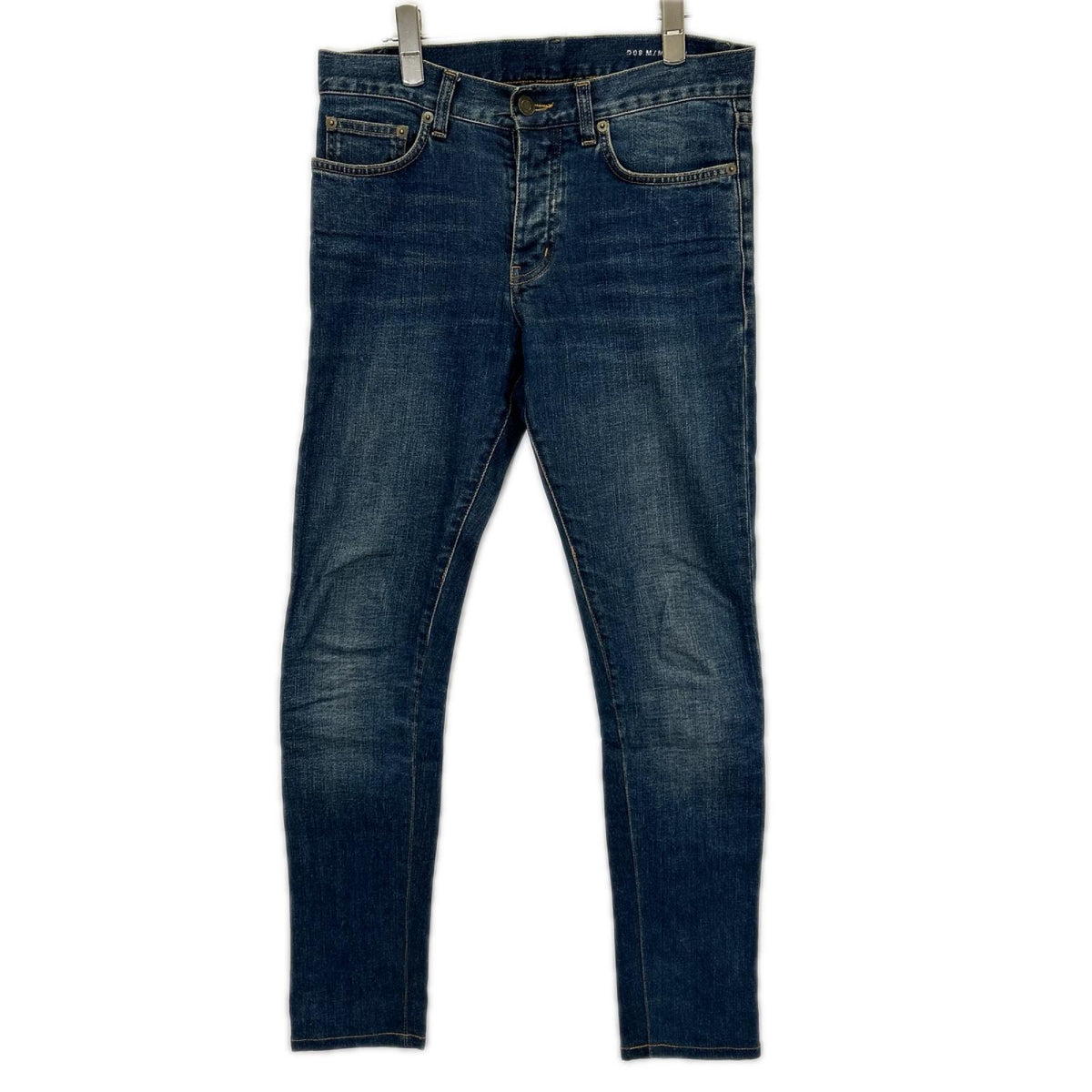 SAINT LAURENT PARIS サンローランパリ 378807 14SS エディ期 インディゴ ボタンフライ スキニー デニムパンツ ボトムス