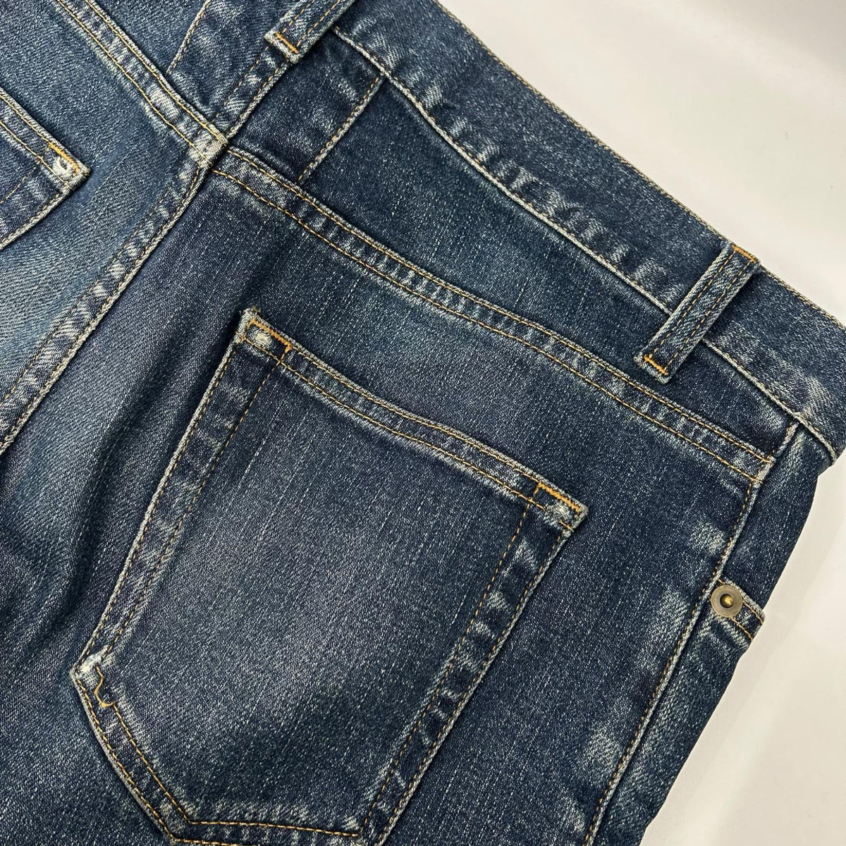 SAINT LAURENT PARIS サンローランパリ 378807 14SS エディ期 インディゴ ボタンフライ スキニー デニムパンツ ボトムス