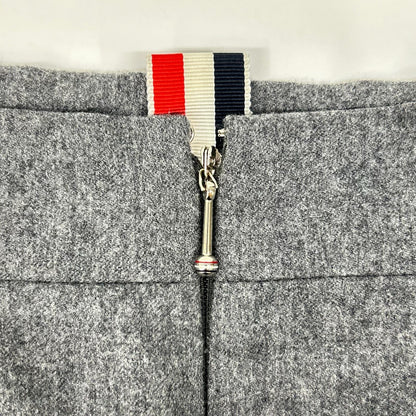 THOM BROWNE トムブラウン FGC738A-00021035 グレー ウール ロング フレアスカート スカート