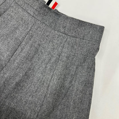 THOM BROWNE トムブラウン FGC738A-00021035 グレー ウール ロング フレアスカート スカート