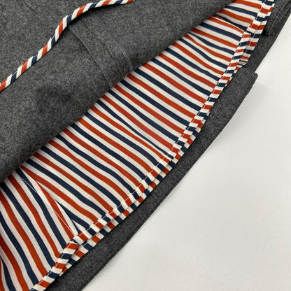 THOM BROWNE トムブラウン FGC738A-00021035 グレー ウール ロング フレアスカート スカート