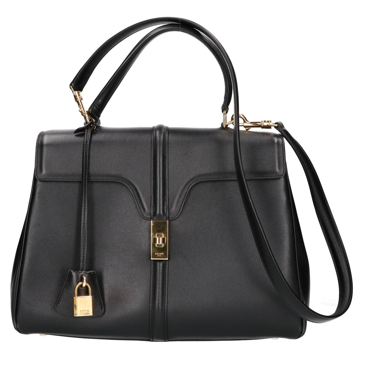 CELINE セリーヌ 16 セーズ ミディアム カーフスキン 2Way ハンドバッグ