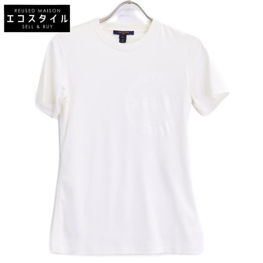 LOUIS VUITTON ルイヴィトン 19年製 FGTS15 ホワイト LVスタンプTシャツ トップス