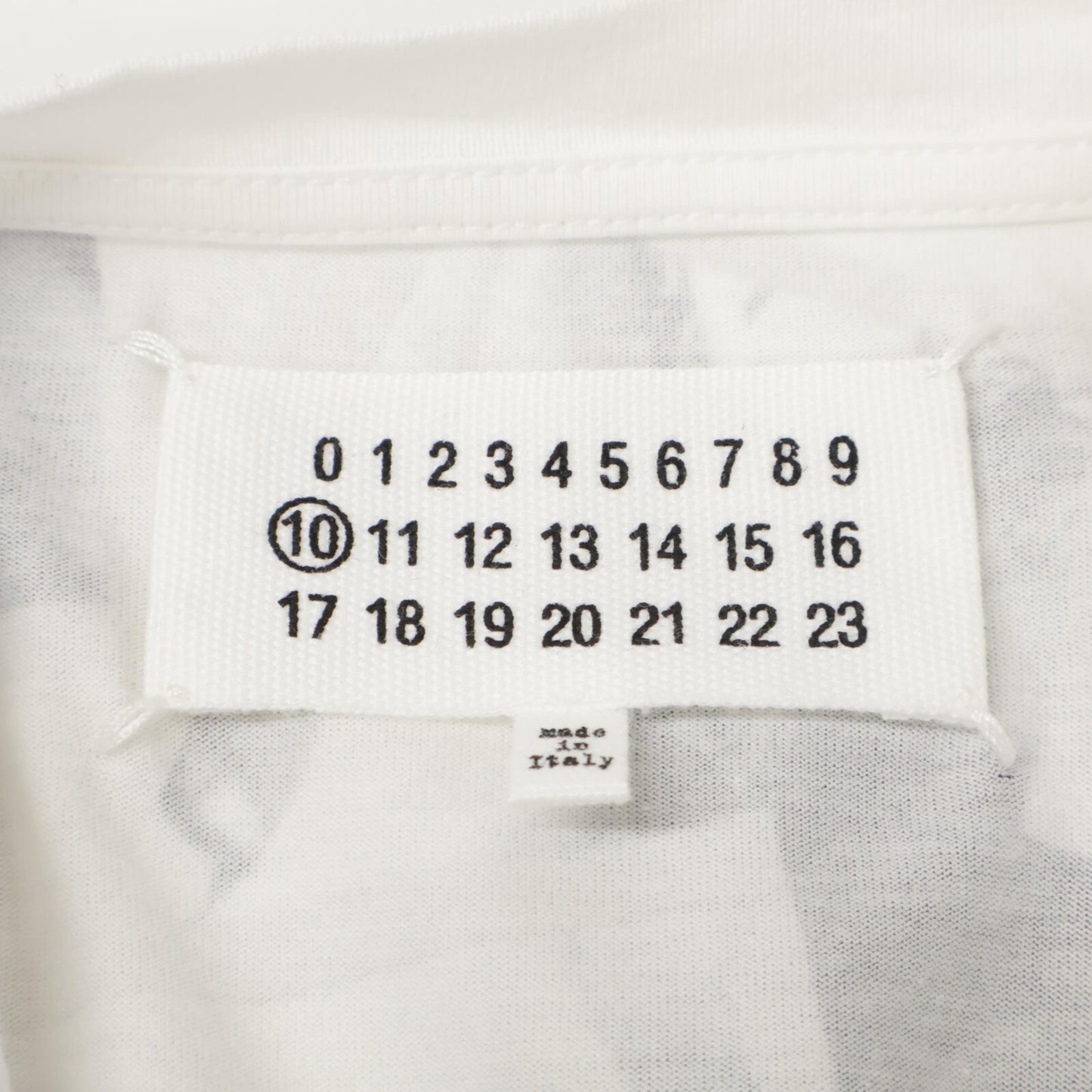 Maison Margiela 马吉拉 黑色印花T恤 上衣