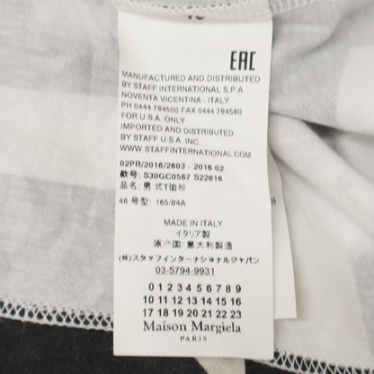 Maison Margiela 马吉拉 黑色印花T恤 上衣