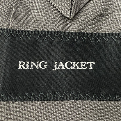 RING JACKET 西装套装 男士 灰色条纹 两件套 CARL BARBERA&C. 无尺码标注