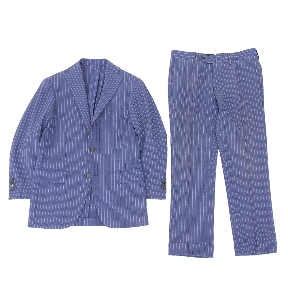 RING JACKET リングヂャケット ストライプ スーツ メンズ ブルー 42 RT022S65X スーツ セットアップ