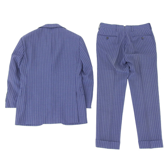 Stripe Suit Men's Blue 42 RT022S65X Suit Set Up 42 Men's