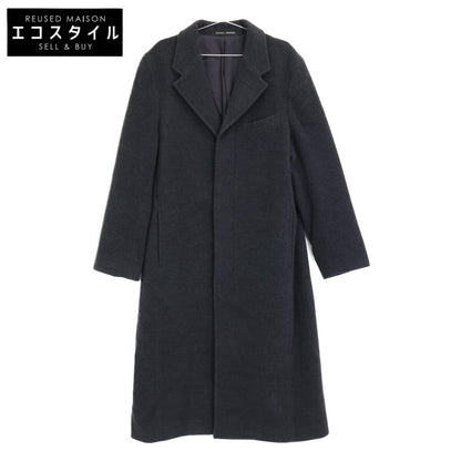 Jean Paul GAULTIER HOMME KW-0150 Dark Gray Wool-Blend Long Coat