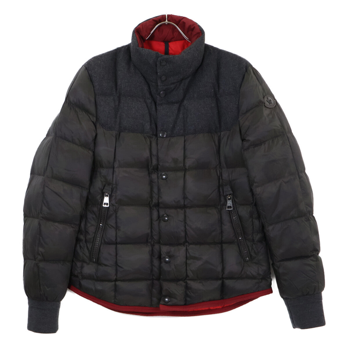 MONCLER モンクレール LUMIERE カモフラ ウール切替 ダウンジャケット ジャケット