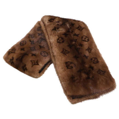 LOUIS VUITTON ルイヴィトン M78744 ミンク100 モノグラム マフラー マフラー
